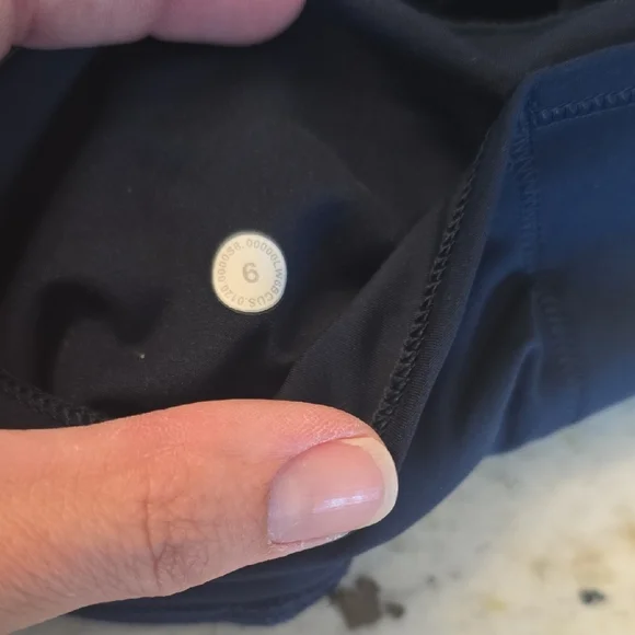 Navy Blue Lululemon Athletic Leggings - Picture 3 of 4